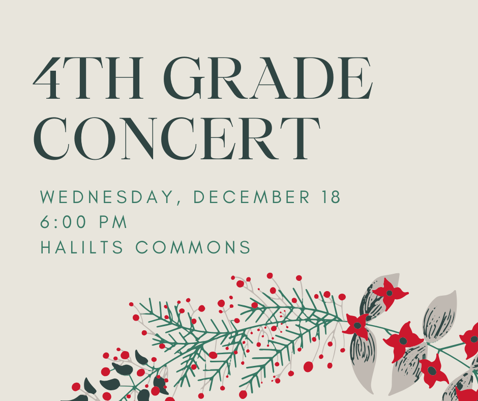 4th Grade Concert