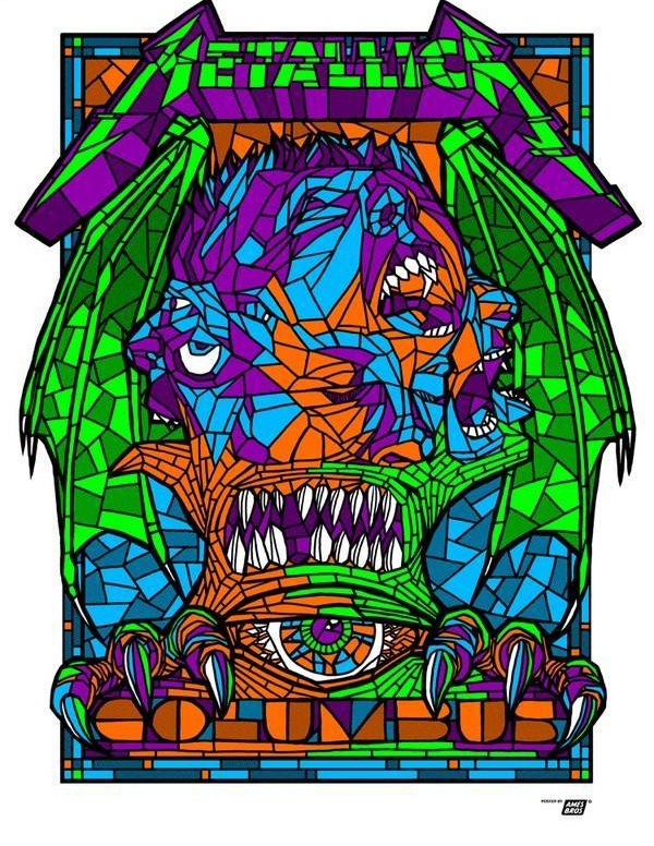 metallica 72 seasons tour poster