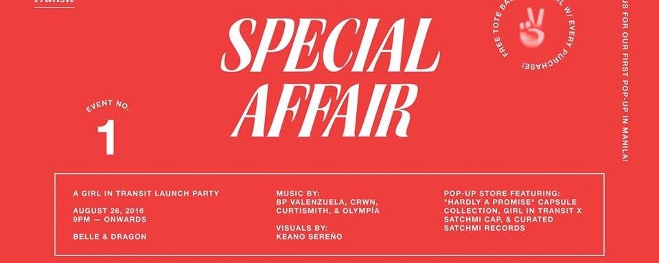 Special Affair: girl in transit Launch Party