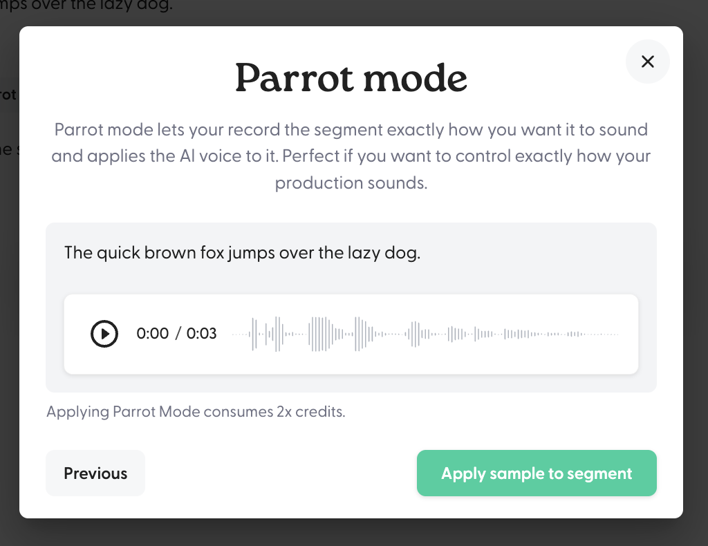 Parrot Mode 🦜 - User Guide