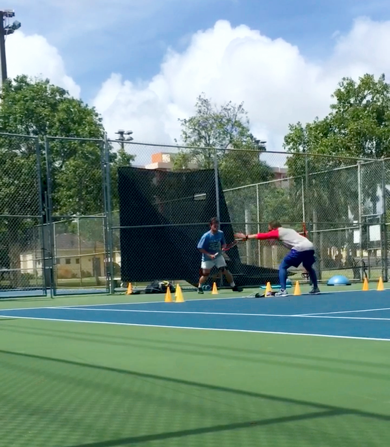 Jorge V. teaches tennis lessons in Miami, FL