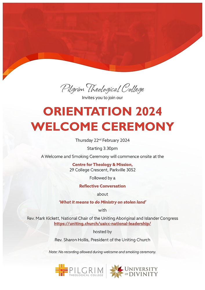 Orientation 2024 Ceremony Humanitix