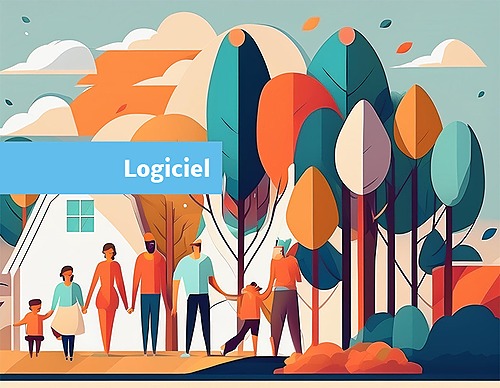 Représentation de la formation : Gestion du portail famille - Logiciel