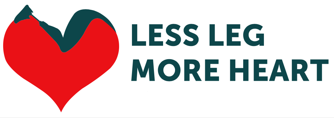 Less Leg More Heart logo