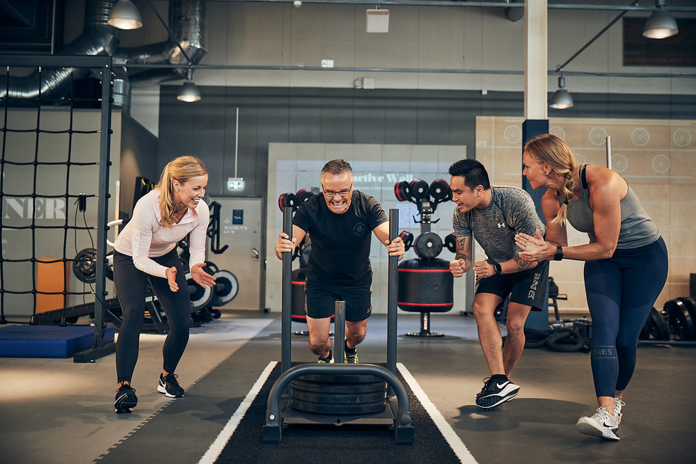 Members at the gym