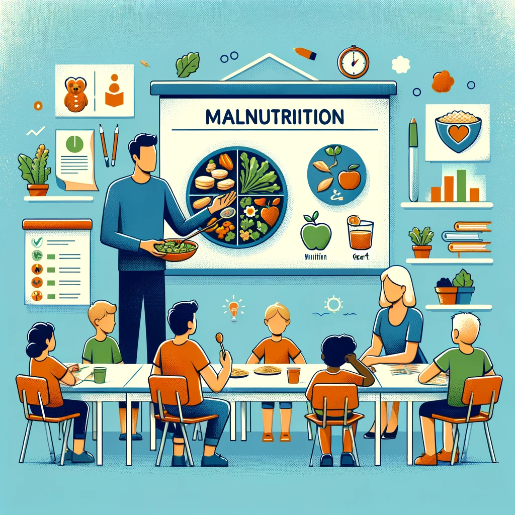 Représentation de la formation : Formation dénutrition du patient à tout âge, à l’hôpital et dans le secteur médico-social