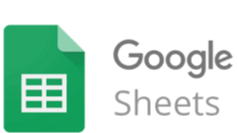 Représentation de la formation : GOOGLE SHEETS