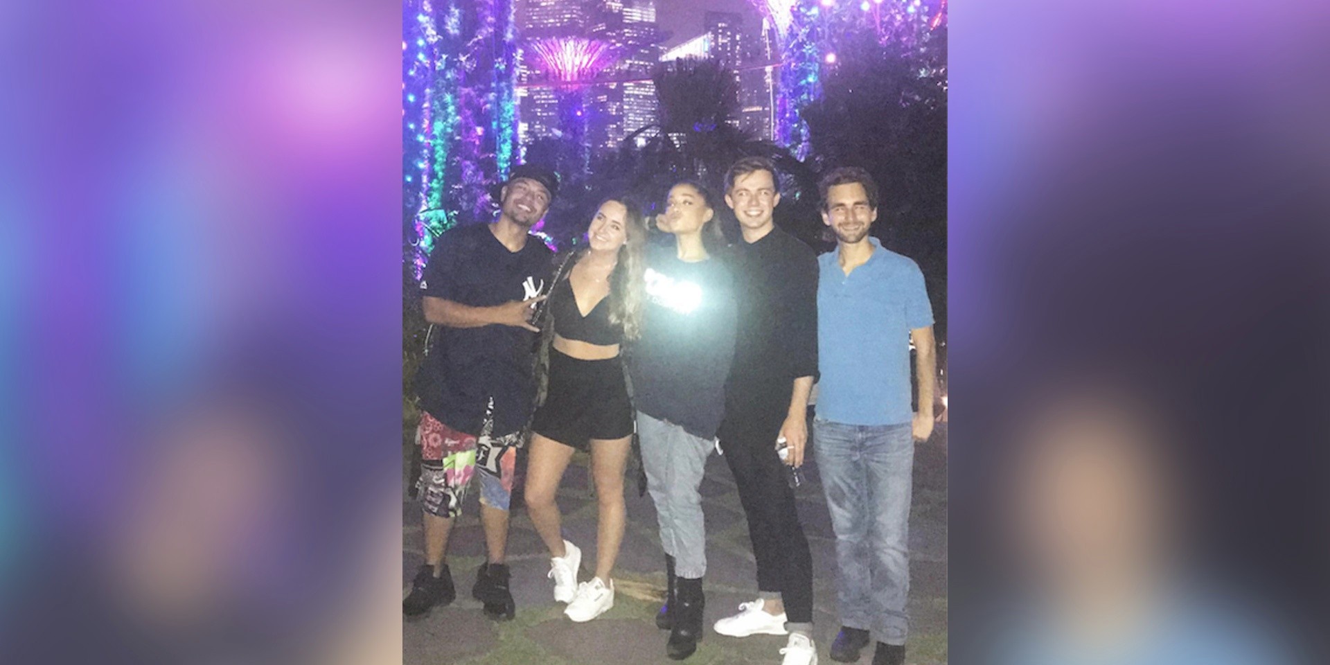 Ariana Grande was singing show tunes at Gardens By The Bay and no one noticed