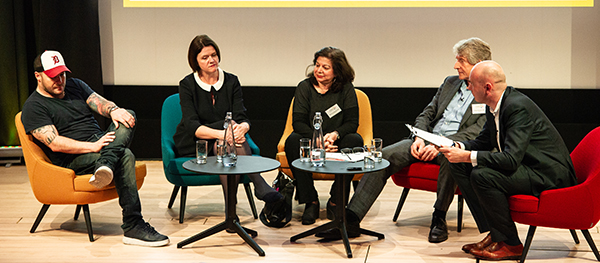 From left: Neil Rankin, Kate Nicholls, Rebecca Mascarenhas, Robin Rowland and James Stagg 