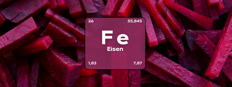 Rote Bete Periodensystem Fe-Eisen