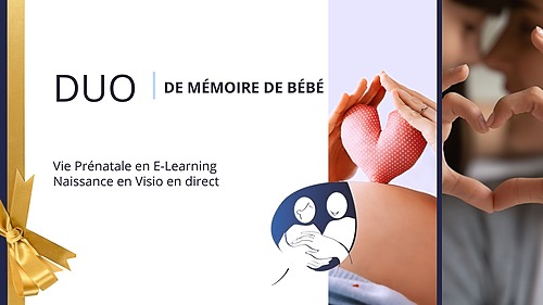 Représentation de la formation : 🎁 DUO : Mémoires Émotionnelles Naissance + Vie Prénatale - DE MÉMOIRE DE BÉBÉ®