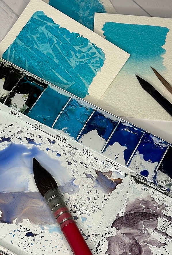 Watercolour Properties Allow for Experimentation