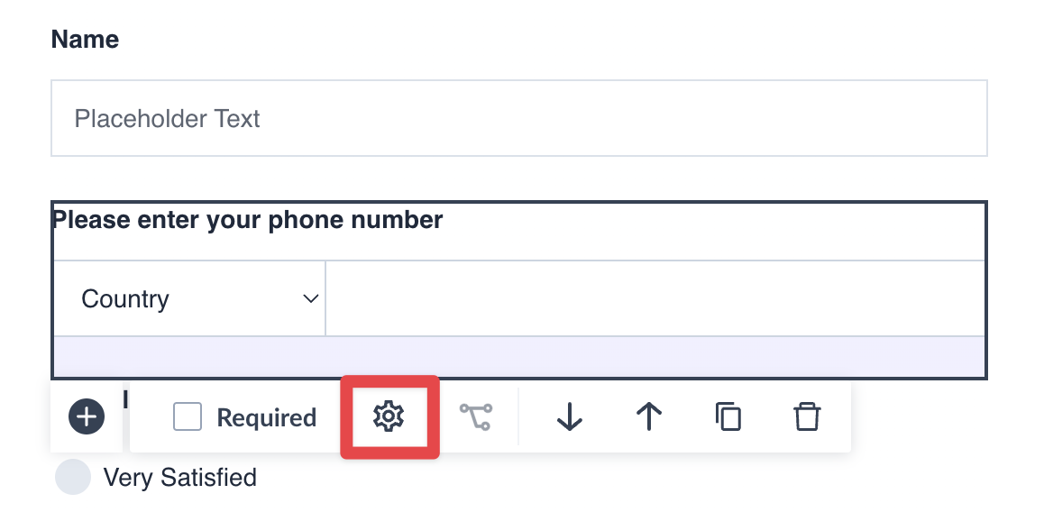 How to add a mobile default country code?