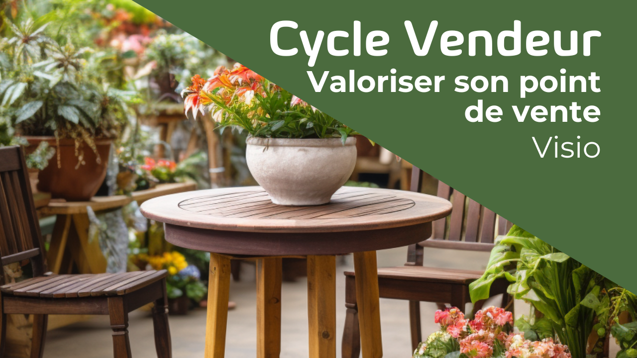 Représentation de la formation : VALORISER SON POINT DE VENTE - VISIO