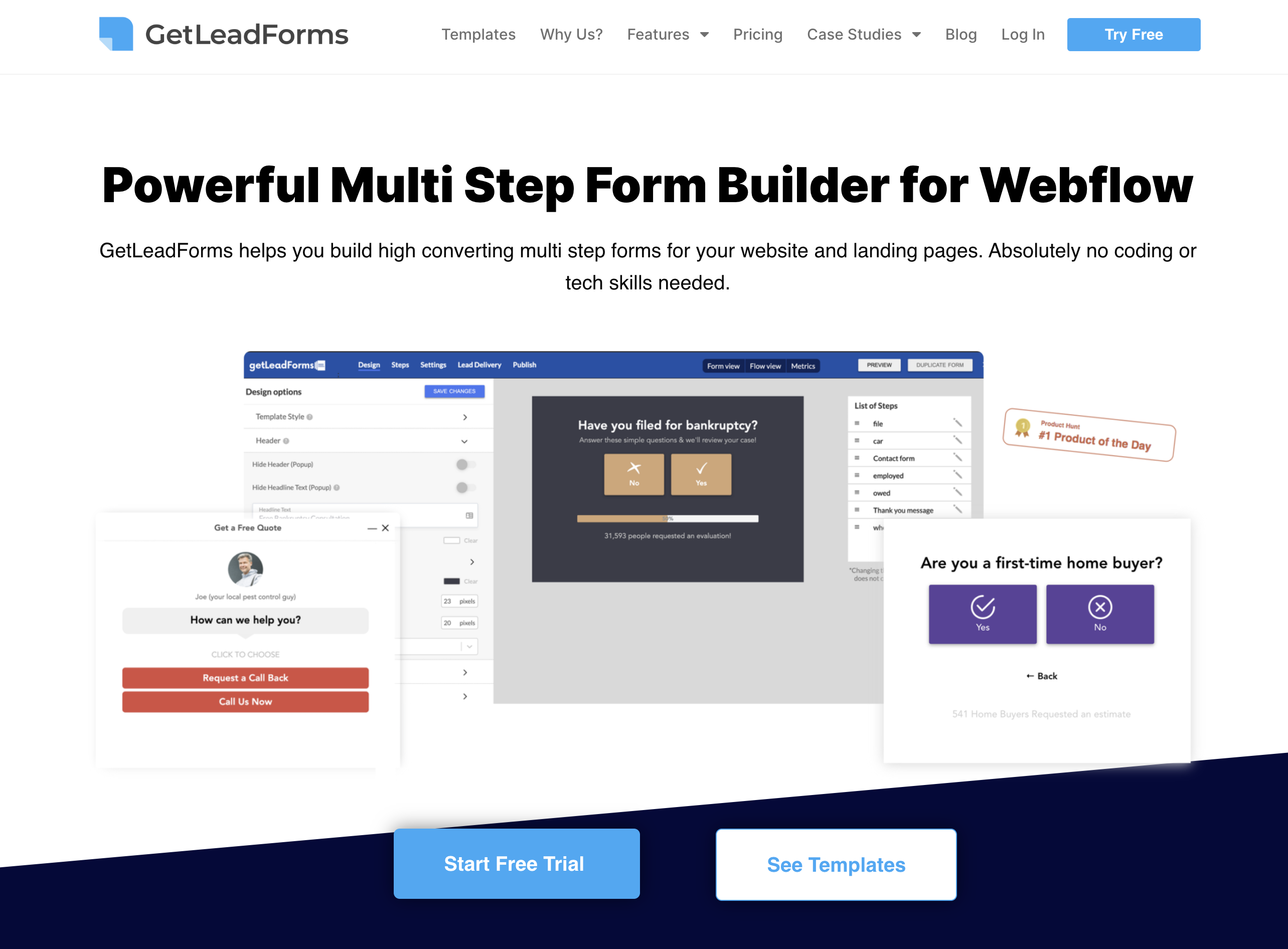 building a webflow multi step form