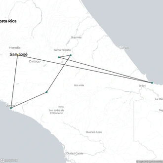 tourhub | Today Voyages | Caribbean to Pacific | Tour Map