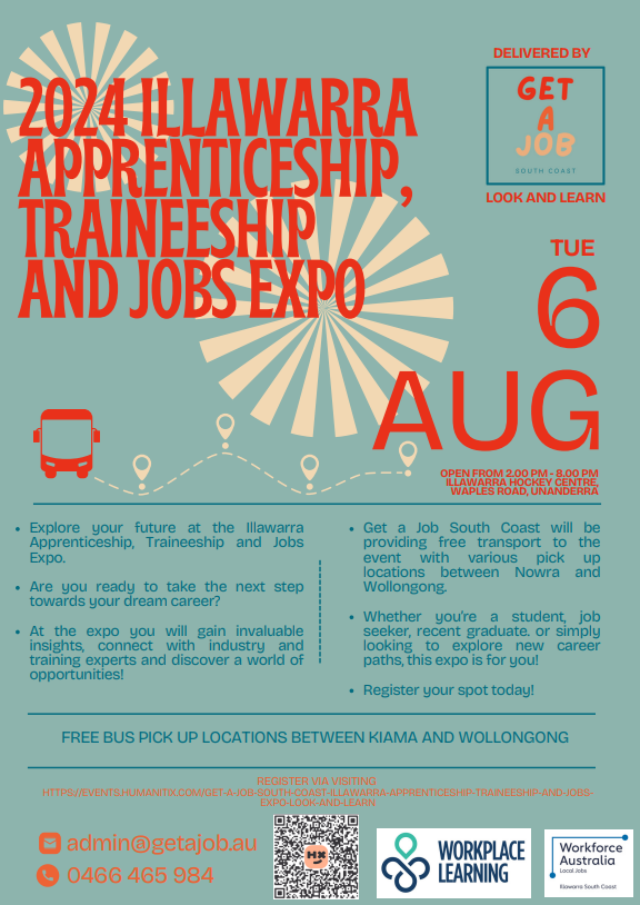 2024 Illawarra Apprenticeship, Traineeship and Jobs Expo