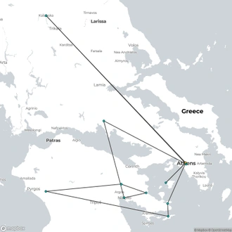 tourhub | ESKAPAS | Absolutely Greek  | Tour Map