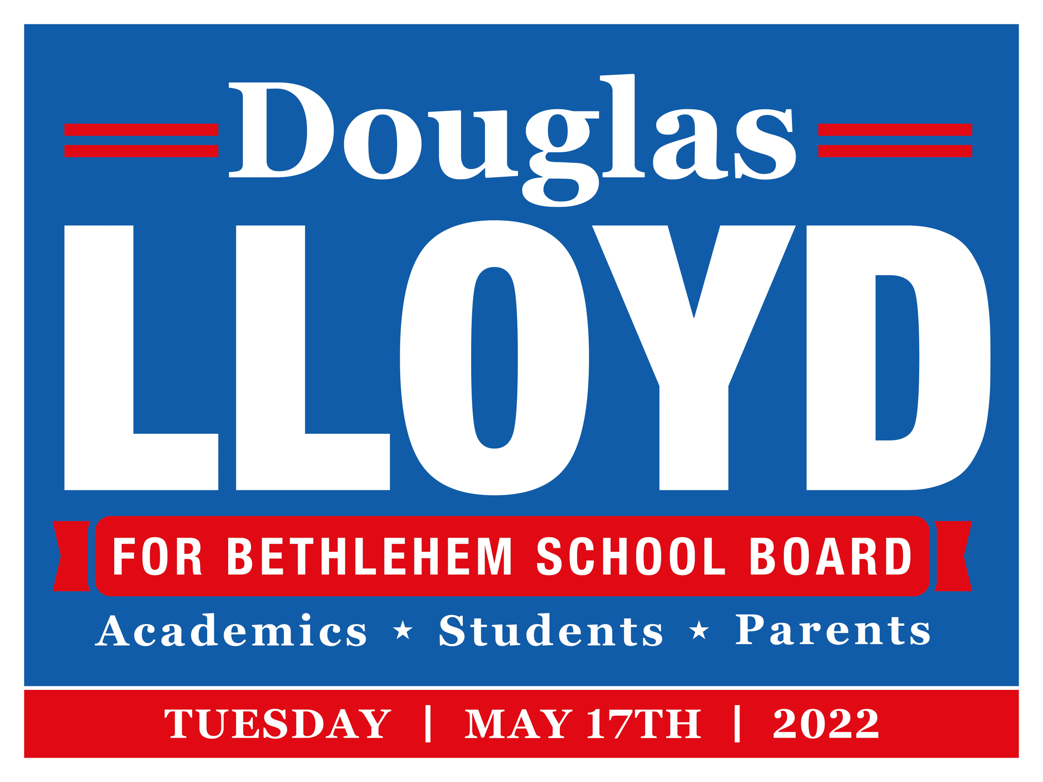 Lloyd for Bethlehem School Board logo