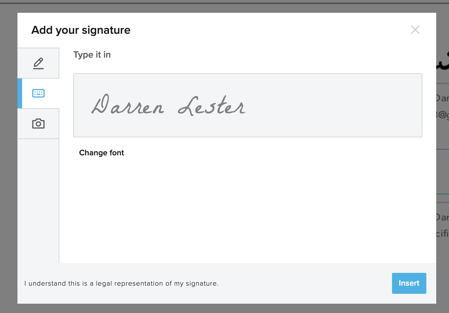 eSign Your Order Form