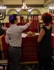 Lighting Hanukkah candles in Yangon synagogue. 