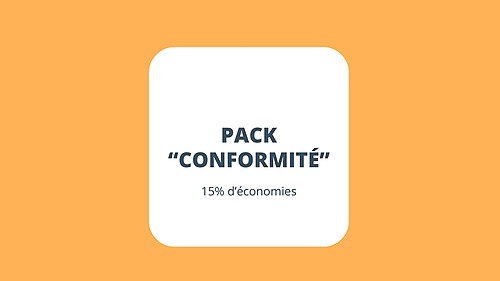 Représentation de la formation : 2-PACK "Conformité"