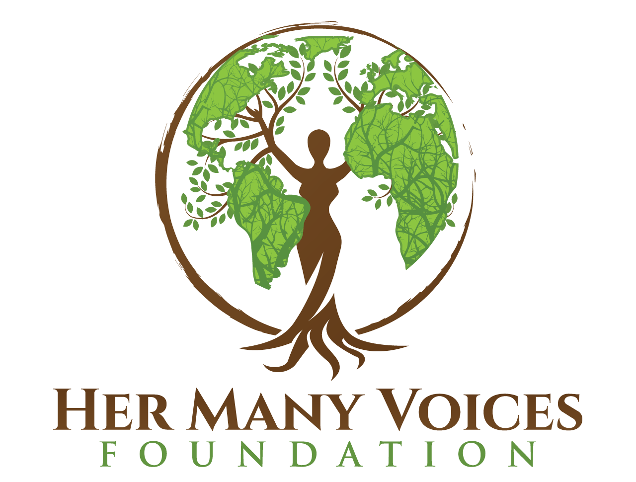 Her Many Voices Foundation logo