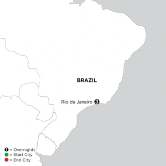 tourhub | Globus | Independent Rio de Janeiro City Stay | Tour Map