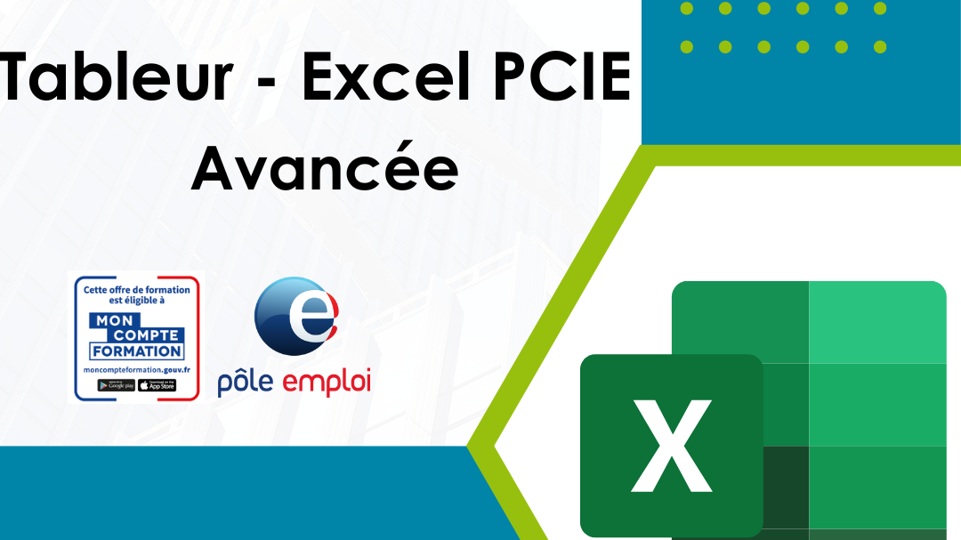 Représentation de la formation : Tableur - Excel  - Avancé