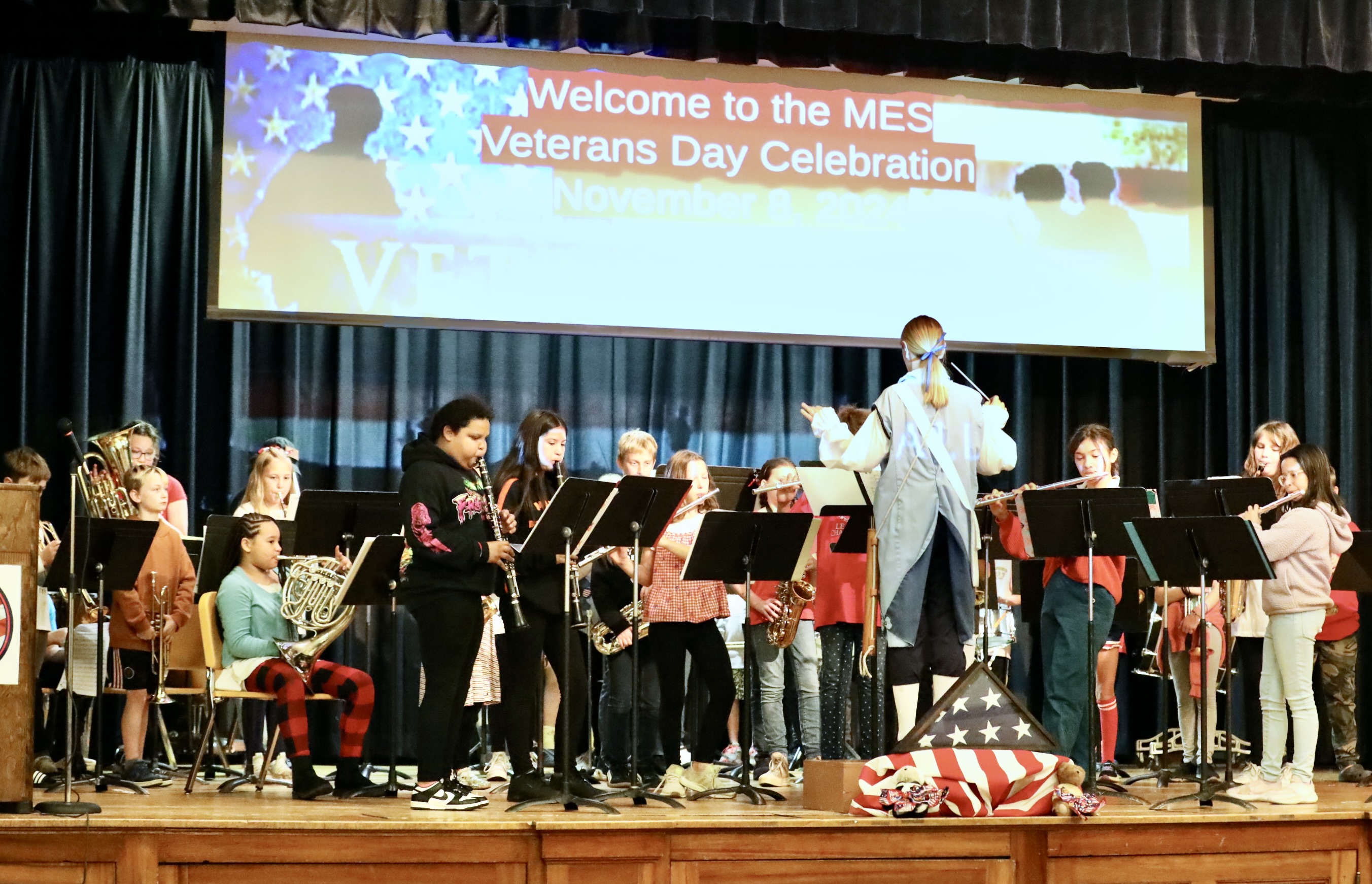 Musicians perform at the Veterans Day Celebration.