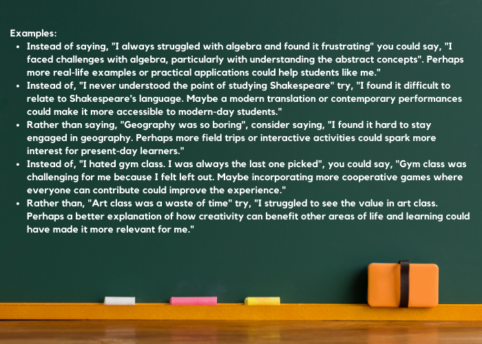 Moving Beyond Disdain: Stop Telling Teachers How Much You Hated Their ...