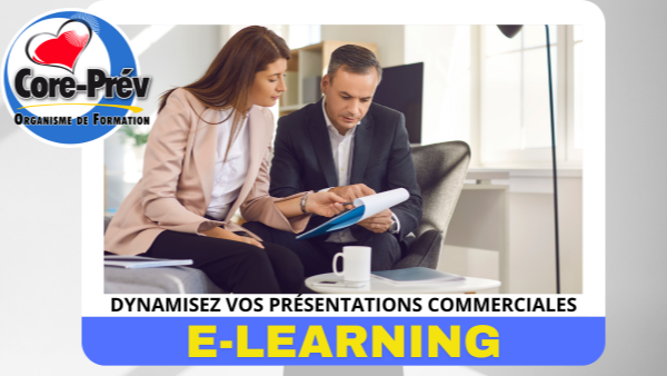 Représentation de la formation : DYNAMISEZ VOS PRÉSENTATIONS COMMERCIALES