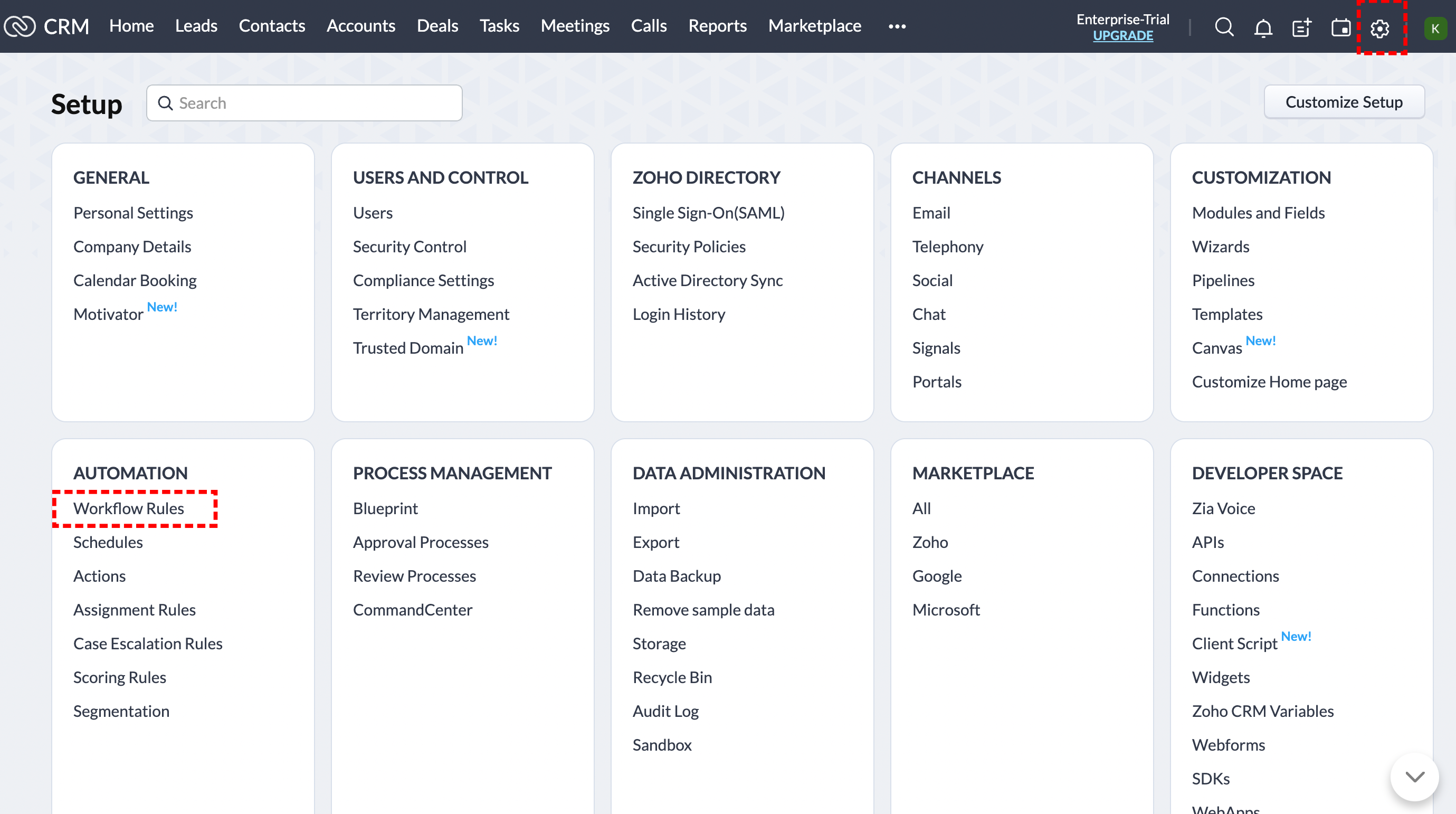 Trigger Campaigns through Zoho CRM in Mailmodo