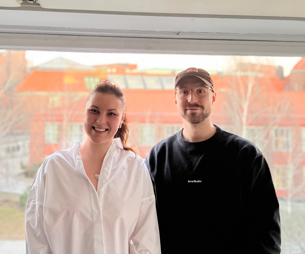 Alice Nilstadius och Daniel Gustavsson från KTH