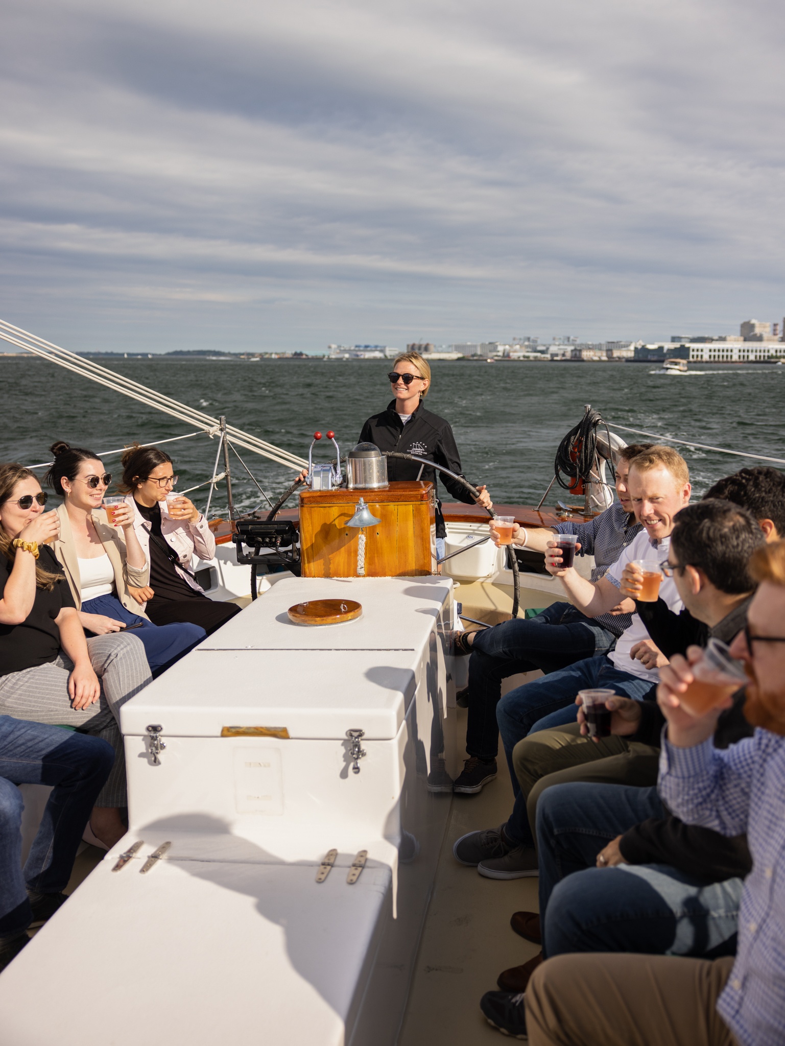 Sunset Sail Cruise at Boston Harbor Aboard Schooner “Adirondack III” image 1