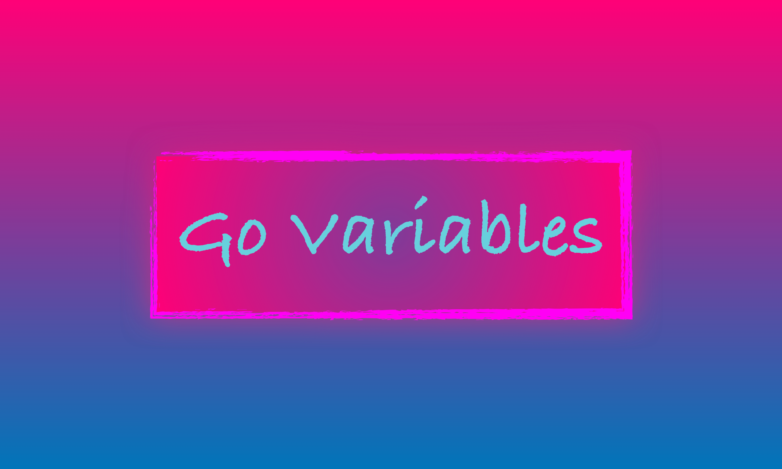 go variable assignment