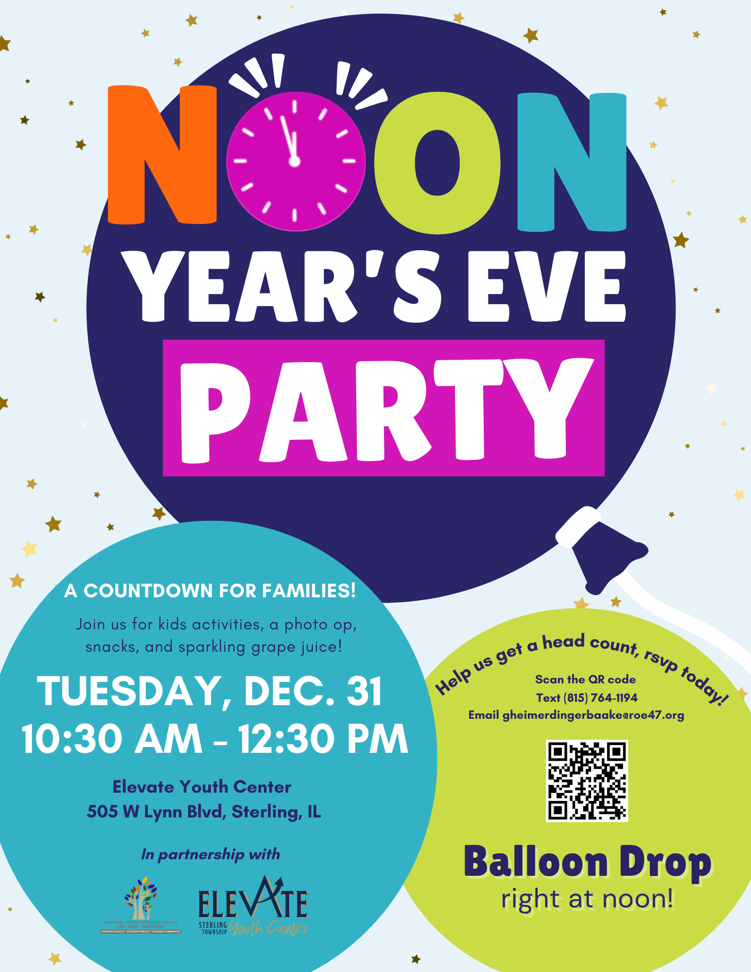 NOON YEAR'S EVE PARTY