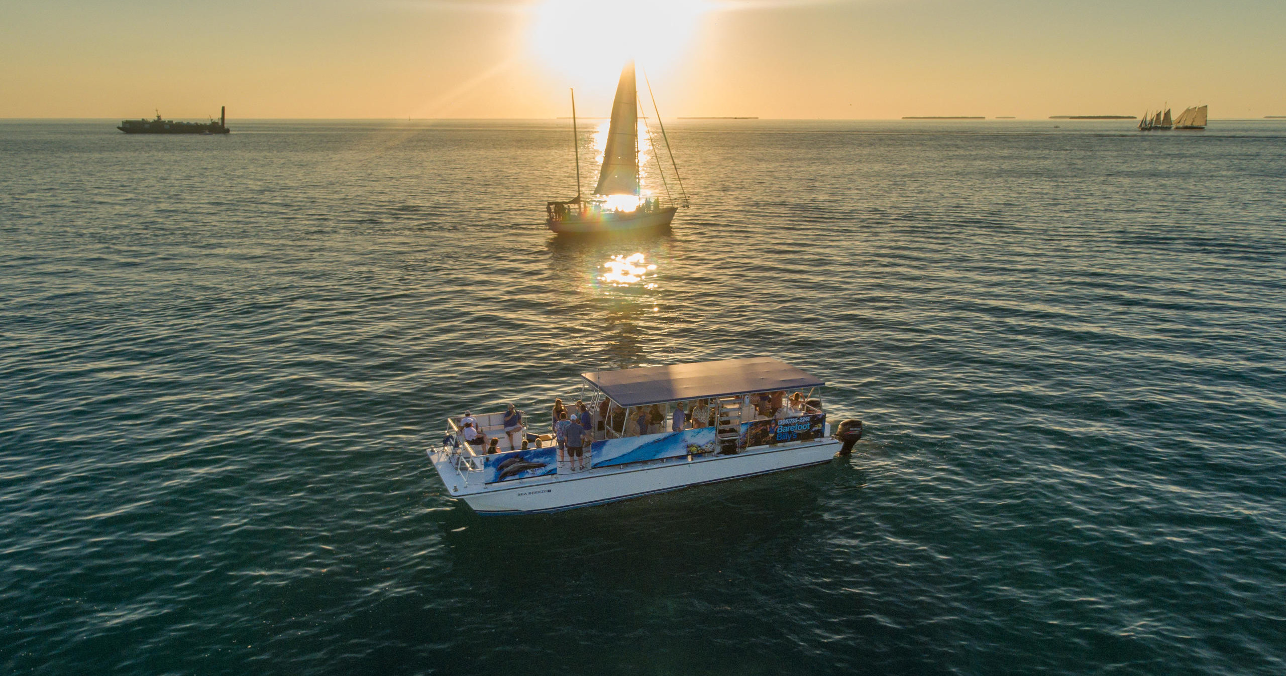 Thumbnail image for Key West Sunset Luxury Party Boat Harbor Cruise With Delicious Hors D’oeuvres & Complementary Drinks
