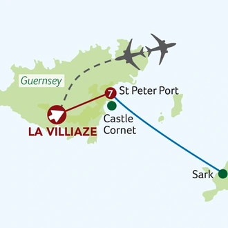 tourhub | Titan Travel | Guernsey Short Break | Tour Map