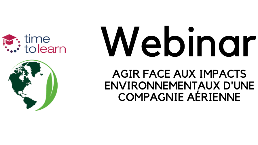 Représentation de la formation : 🌱 Webinar "Agir face aux impacts GES d'une Airline"