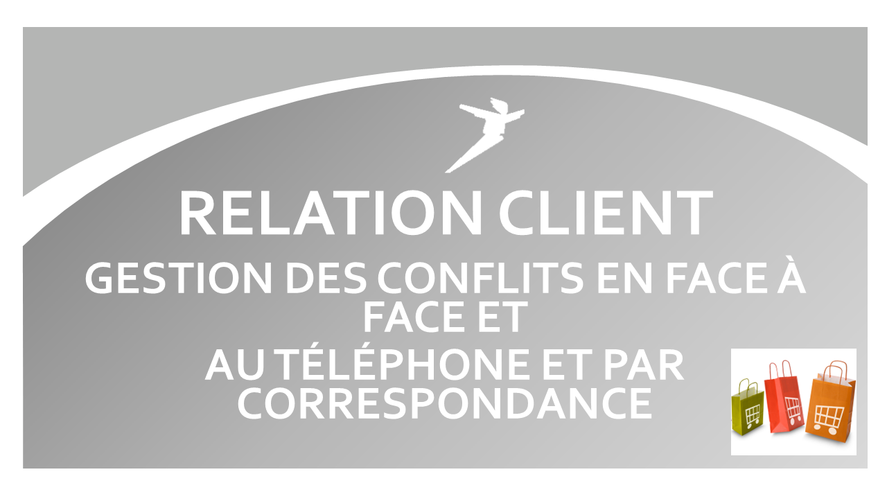 Représentation de la formation : GESTION DES CONFLITS (Face à face, téléphone, correspondance)