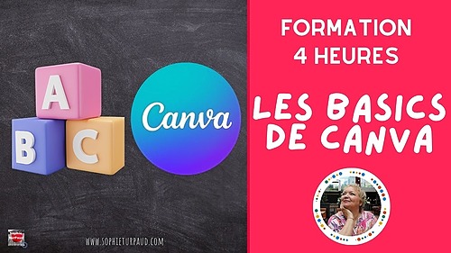 Représentation de la formation : Formation Canva Les basics