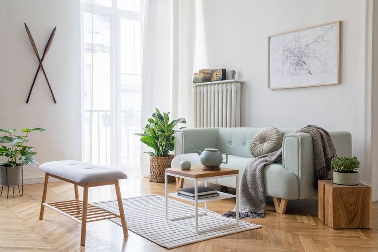 desain apartemen mungil gaya scandinavia