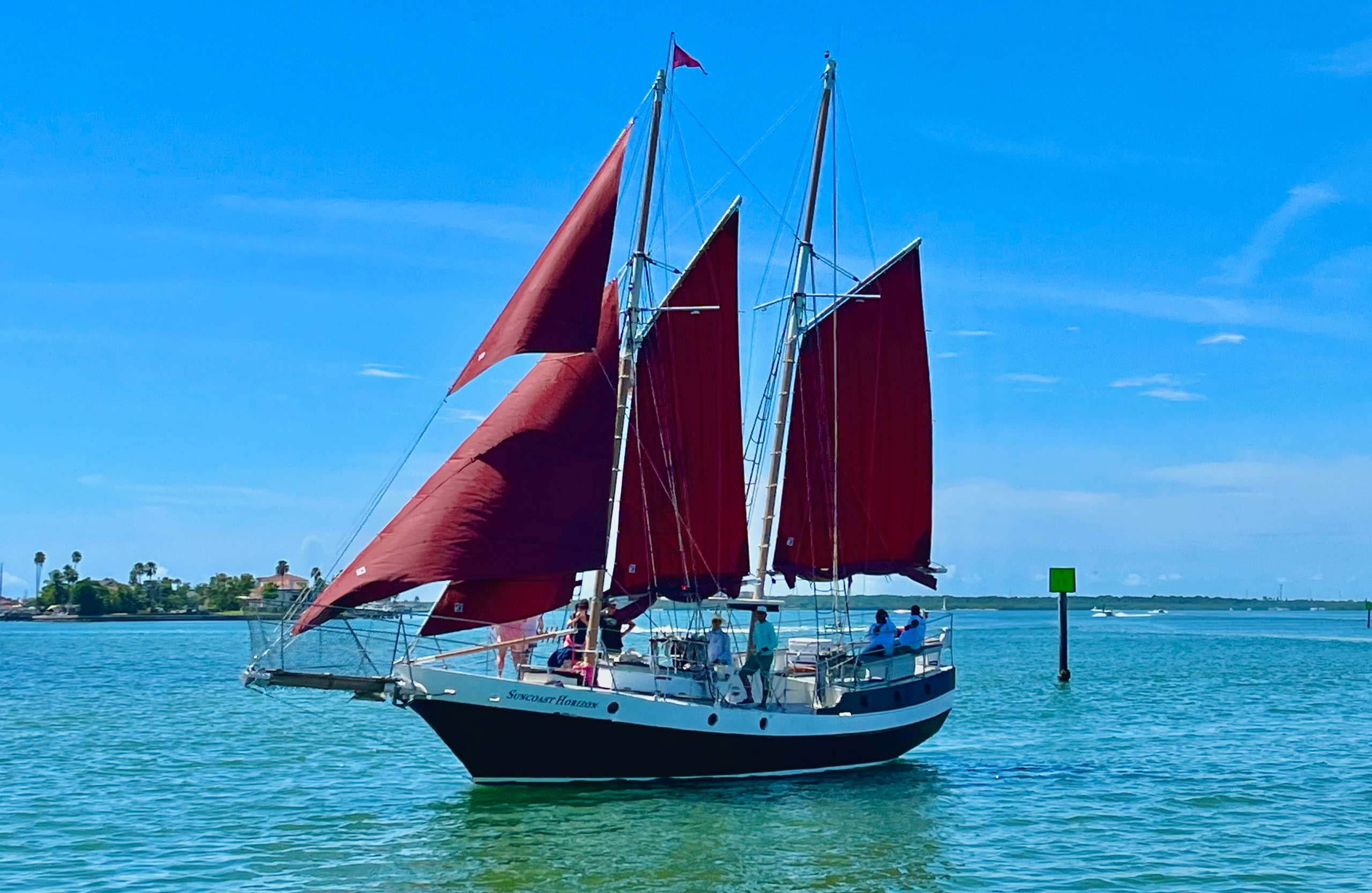 Private Day Sailing Aboard the Schooner Suncoast Horizon