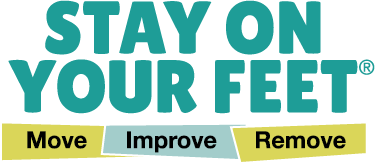 Stay on your feet logo