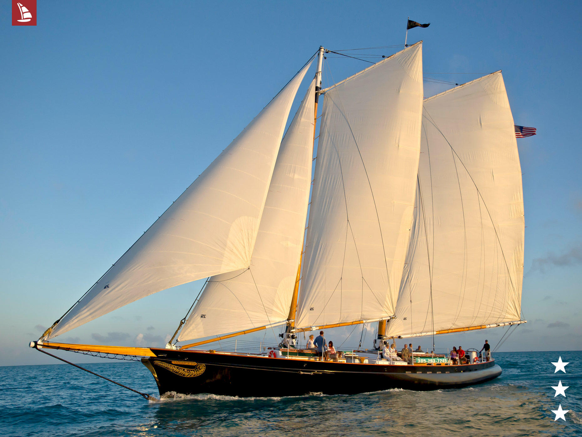 Key West Private Morning Charter aboard Schooner America 2.0