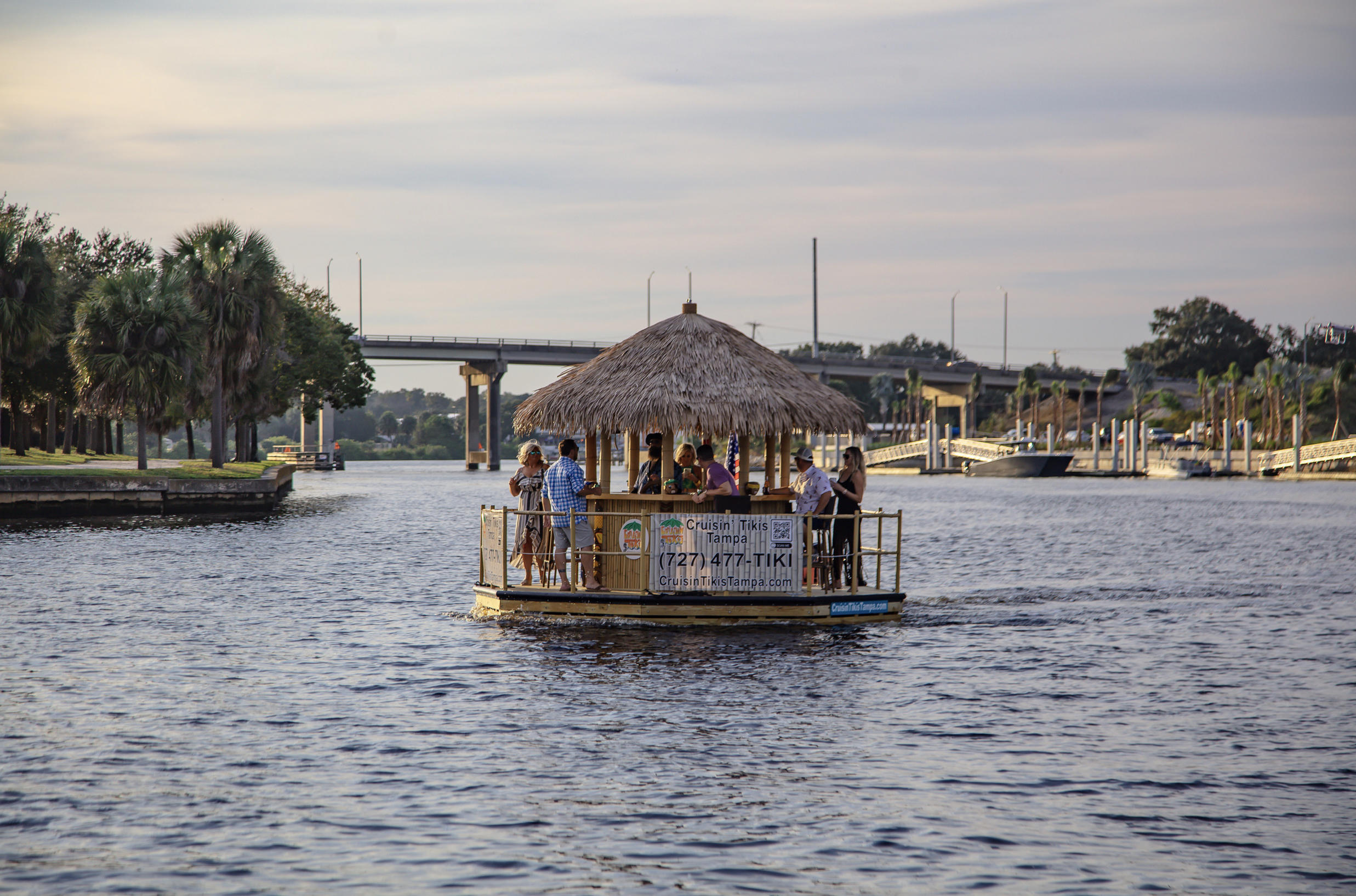 BYOB Floating Tiki Bar Cruise through Downtown Tampa image 2