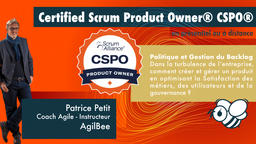 Représentation de la formation : Certified Scrum Product Owner® CSPO®