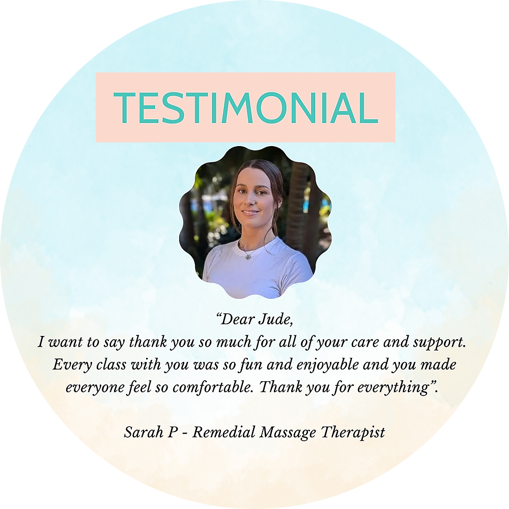 Sarah's Testimonial