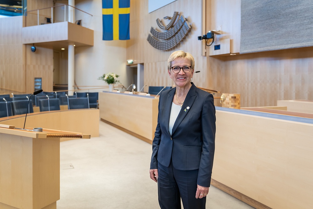 Tredje vice talman Kerstin Lundgren. 